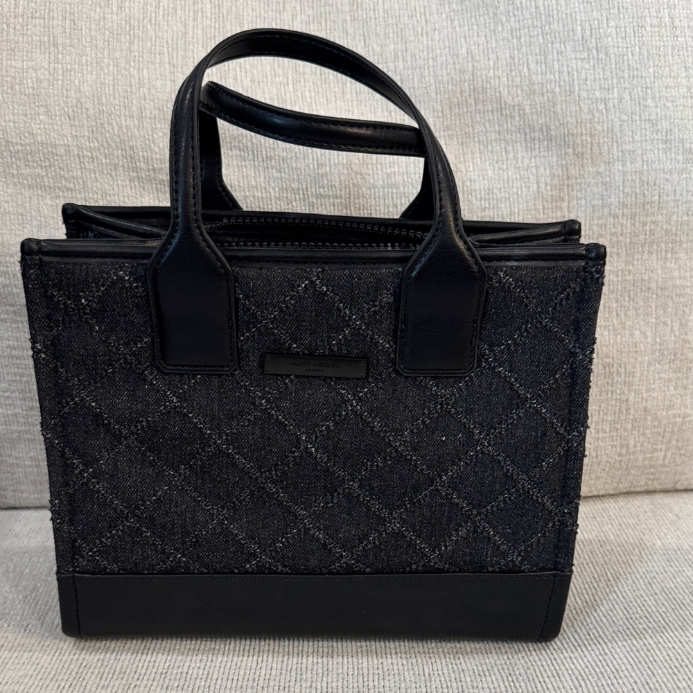 Kurt Geiger Chic Black Quilted Tote Bag - Elegant Everyday Carry